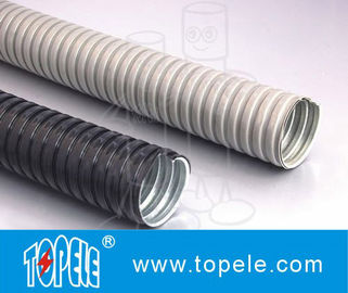 Đường dẫn và phụ kiện linh hoạt PVC thép galvanized điện Xám