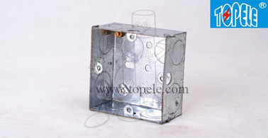 Các hộp điện bằng thép galvanized trước và bao gồm các hộp BS tiêu chuẩn Anh cho các công tắc