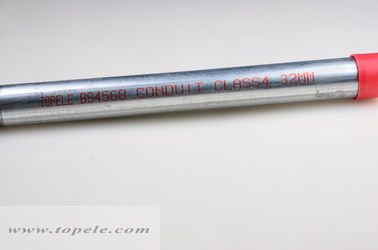 Thép galvanized nóng BS4568 ống dẫn lớp 4 GI ống với máy kết nối và nắp bảo vệ