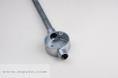 GI Xếp nối vòng tròn bằng sắt có thể uốn cong GI Phụ kiện ống hai chiều qua hộp
