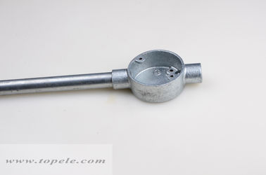 GI Xếp nối vòng tròn bằng sắt có thể uốn cong GI Phụ kiện ống hai chiều qua hộp