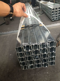 Hot Dip Galvanized Steel Unistrut Channel với hệ thống hỗ trợ ống dẫn cáp UL