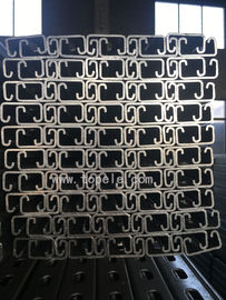 Hot dip thép kẽm ống dẫn Unistrut để hỗ trợ ống dẫn 41X 41MM