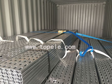 Hot dip thép kẽm ống dẫn Unistrut để hỗ trợ ống dẫn 41X 41MM
