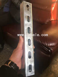 Hot dip thép kẽm ống dẫn Unistrut để hỗ trợ ống dẫn 41X 41MM