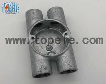 BS4568 Phụ kiện dây dẫn điện Twin Through Way H Hộp sắt mềm 20mm -32mm