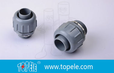 PVC nhựa Dây dẫn linh hoạt và phụ kiện không kim loại chất lỏng nối chặt thẳng