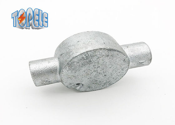 BS4568/BS 31 hộp hình tròn hai đường thông qua Chất gắn ống dẫn GI bằng sắt / nhôm mềm mại