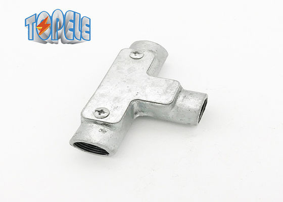 Sắt mềm BS4568 ống dẫn và phụ kiện kiểm tra kênh Tee Cổ tay