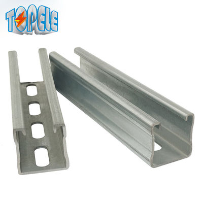 41 * 21mm Stainless Unistrut Slotted Channel Support System Hệ thống hỗ trợ kênh
