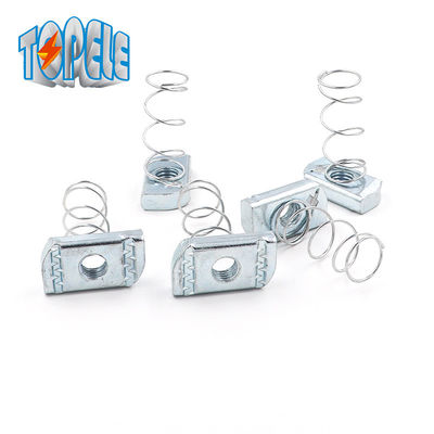 M12 Thép nhựa thép Long Spring Channel Nuts