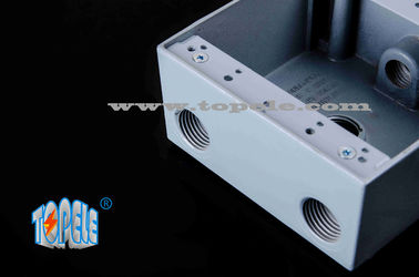 Hộp kết nối ngoài nhôm chống thời tiết, hộp chuyển mạch điện hai băng đảng