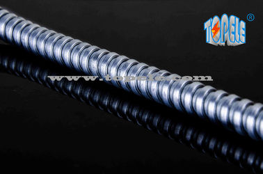 Đường dẫn và phụ kiện linh hoạt PVC thép galvanized điện Xám