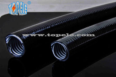 ống dẫn linh hoạt sóng Xám / Đen PVC phủ điện Thép kẽm ống linh hoạt
