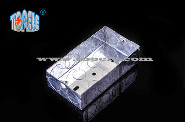 BS4568 Thép hai băng GI hộp điện và nắp cho các thiết bị đầu ra kim loại