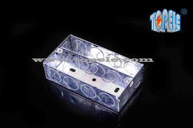 BS4568 Thép hai băng GI hộp điện và nắp cho các thiết bị đầu ra kim loại