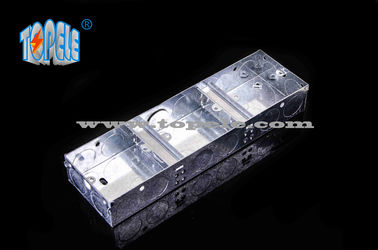Kim loại trần ống dẫn tường hộp điện và bao gồm 1 + 1 + 1 băng đảng