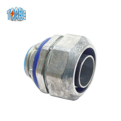 Màu kim loại 1/2 &quot;Zinc Die Cast Flexible Conduit Connector thẳng cho ống dẫn