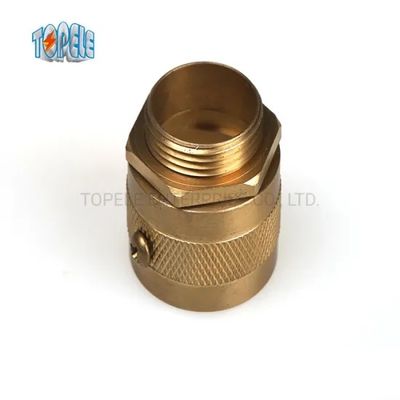 Đồng Flex Metal Conduit Fittings Long Short Type Male Hexagon Bush