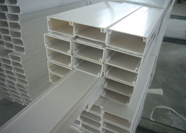 Tray cáp điện màu trắng màu xám PVC Lvd cho dây dẫn dây