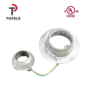 BS4568 Quả bóng có thể uốn cong bằng galvan hóa ngâm nóng với nắp ổ cắm