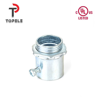 Aluminium / Die Cast Zinc / Stained EMT Zinc Plated Connector UL 1/2 &quot;-4&quot; Kích thước