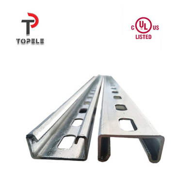 Galvanized Slotted Strut Channel Unistrut 1,5 mm - 3,0 mm