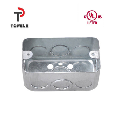 Thép galvanized Handy Box hình chữ nhật cho bề mặt gắn dây dẫn