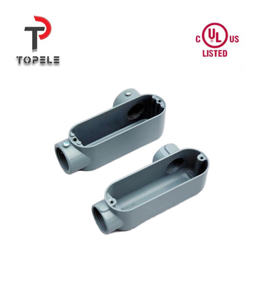 1/2 " UL Danh sách thân ống dẫn cứng LL / LR / LB / C / T Loại nhôm Loại NTP