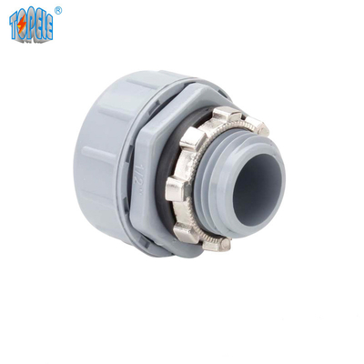 Liquid tight Nm straight PVC conduit connector tự tắt