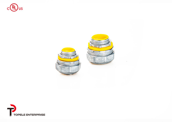 1/2 " - 4" kẽm chất lỏng nối thẳng chặt với băng kết hợp màu vàng / xanh dương