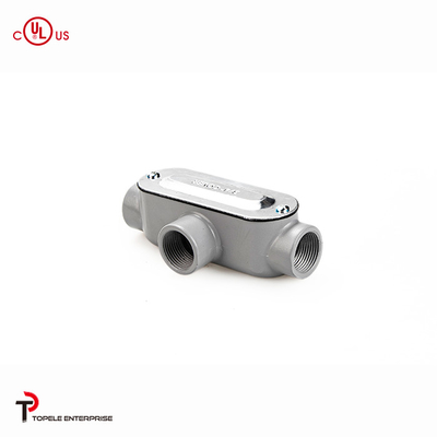 Nội thất / ngoài trời loại T 4 inch cứng ống dẫn cơ thể nhôm dây